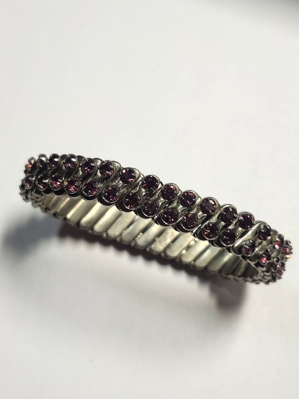 Vintage Expansion Bracelet Crystal Bracelet Made In Japan